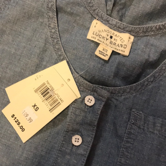 NWT Handcrafted Lucky Brand Jumper Overalls. HTF - Picture 7 of 8